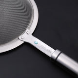 Maxbell Colander Sifter Kitchen Food Sieve Pasta Flour Easy Clean Fine Mesh Strainer L 32cm Dia 12cm