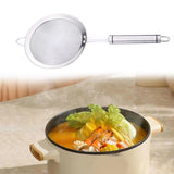 Maxbell Colander Sifter Kitchen Food Sieve Pasta Flour Easy Clean Fine Mesh Strainer L 34cm Dia 14cm