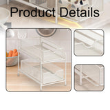 Maxbell Under Sink Sliding Drawer Organizer Spice Holder Pull Out Cabinet Organizer 19cmx36cmx31cm