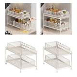 Maxbell Under Sink Sliding Drawer Organizer Spice Holder Pull Out Cabinet Organizer 19cmx36cmx31cm