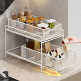 Maxbell Under Sink Sliding Drawer Organizer Spice Holder Pull Out Cabinet Organizer 19cmx36cmx31cm
