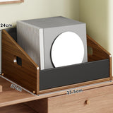 Maxbell Vinyl Record Holder Stand CD Display Holder for CD Newspapers Documents L 37.5cmx37cmx24cm