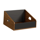 Maxbell Vinyl Record Holder Stand CD Display Holder for CD Newspapers Documents L 37.5cmx37cmx24cm