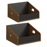 Maxbell Vinyl Record Holder Stand CD Display Holder for CD Newspapers Documents L 37.5cmx37cmx24cm