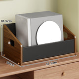 Maxbell Vinyl Record Holder Stand CD Display Holder for CD Newspapers Documents S 37.5cmx20cmx18.5cm