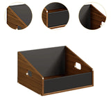 Maxbell Vinyl Record Holder Stand CD Display Holder for CD Newspapers Documents S 37.5cmx20cmx18.5cm