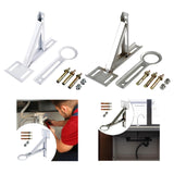 Maxbell Undermount Sink Bracket Basin Accessories Heavy Duty Undercounter Repair Kit PP Coated Iron