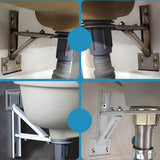 Maxbell Undermount Sink Bracket Basin Accessories Heavy Duty Undercounter Repair Kit PP Coated Iron