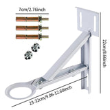 Maxbell Undermount Sink Bracket Basin Accessories Heavy Duty Undercounter Repair Kit PP Coated Iron