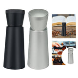 Maxbell Coffee Tamper Distributor Gift Coffee Stirrer for Kitchen Coffee Shop Office Black