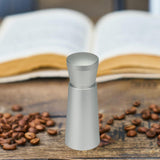 Maxbell Coffee Tamper Distributor Gift Coffee Stirrer for Kitchen Coffee Shop Office Silver