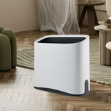 Maxbell Trash Can Waste Bin Container Basket Wastebasket for Office Under Desk Hotel White