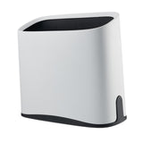 Maxbell Trash Can Waste Bin Container Basket Wastebasket for Office Under Desk Hotel White
