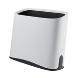 Maxbell Trash Can Waste Bin Container Basket Wastebasket for Office Under Desk Hotel White