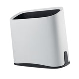 Maxbell Trash Can Waste Bin Container Basket Wastebasket for Office Under Desk Hotel White