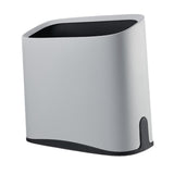 Maxbell Trash Can Waste Bin Container Basket Wastebasket for Office Under Desk Hotel Gray