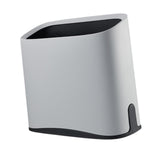 Maxbell Trash Can Waste Bin Container Basket Wastebasket for Office Under Desk Hotel Gray