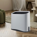 Maxbell Trash Can Waste Bin Container Basket Wastebasket for Office Under Desk Hotel Gray