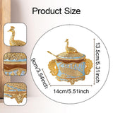 Maxbell Sugar Bowl Dispenser Canister Candy Holder Salt Container for Baking Kitchen