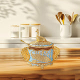 Maxbell Sugar Bowl Dispenser Canister Candy Holder Salt Container for Baking Kitchen