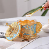 Maxbell Sugar Bowl Dispenser Canister Candy Holder Salt Container for Baking Kitchen