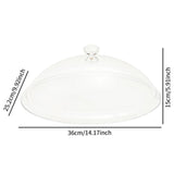 Maxbell Clear Food Cover Reusable Cake Dome Cover for Indoor Outdoor Cooking 36cmx25.2cmx15cm