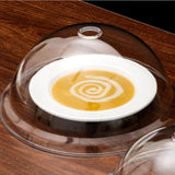 Maxbell Clear Food Cover Reusable Cake Dome Cover for Indoor Outdoor Cooking 26.3cmx19.3cmx11.3cm