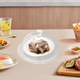 Maxbell Clear Food Cover Reusable Cake Dome Cover for Indoor Outdoor Cooking 21cmx16cmx10cm