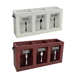 Maxbell Kitchen Utensil Holder Morden Cutlery Holder for Countertop Home Decor Party Red