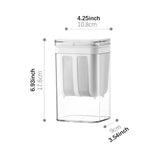 Maxbell Yogurt Maker Strainer Jar Versatile Gadget for Homemade Yogurt Dips Desserts 1100ml