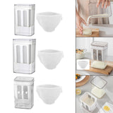 Maxbell Yogurt Maker Strainer Jar Versatile Gadget for Homemade Yogurt Dips Desserts 1100ml