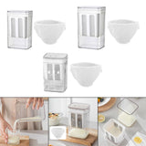 Maxbell Yogurt Maker Strainer Jar Versatile Gadget for Homemade Yogurt Dips Desserts 1100ml