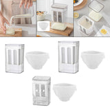Maxbell Yogurt Maker Strainer Jar Versatile Gadget for Homemade Yogurt Dips Desserts 1100ml