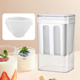 Maxbell Yogurt Maker Strainer Jar Versatile Gadget for Homemade Yogurt Dips Desserts 1100ml
