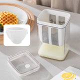 Maxbell Yogurt Maker Strainer Jar Versatile Gadget for Homemade Yogurt Dips Desserts 1100ml