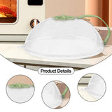 Maxbell Microwave Splatter Cover Reusable Home Use Kitchen Gadget Heat Resistant Lid Green