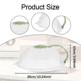 Maxbell Microwave Splatter Cover Reusable Home Use Kitchen Gadget Heat Resistant Lid Green