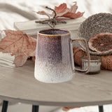 Maxbell Ceramic Coffee Mug Hold Hot or Cold Drinks Large Mug for Kitchen Adults Work Brown