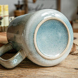 Maxbell Ceramic Coffee Mug Hold Hot or Cold Drinks Large Mug for Kitchen Adults Work Blue