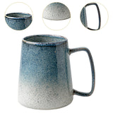 Maxbell Ceramic Coffee Mug Hold Hot or Cold Drinks Large Mug for Kitchen Adults Work Blue