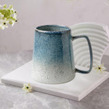Maxbell Ceramic Coffee Mug Hold Hot or Cold Drinks Large Mug for Kitchen Adults Work Blue