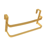 Maxbell over The Door Towel Rack Space Saving Organizer for Bathroom Washcloths Door Gold