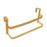 Maxbell over The Door Towel Rack Space Saving Organizer for Bathroom Washcloths Door Gold