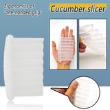 Maxbell Crinkle Cutter Manual Wavy Slicer for Cucumbers for Hotel Restaurant Kitchen