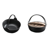 Maxbell Sukiyaki Nabe Pot Cookware Heavy Duty Soup Pot for Outdoor Restaurants Stews without lid