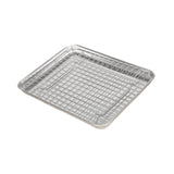 Maxbell Baking Sheet with Rack Baking Pan for Family Gatherings Barbecue Restaurants 31.5cmx24.5cmx2.5cm