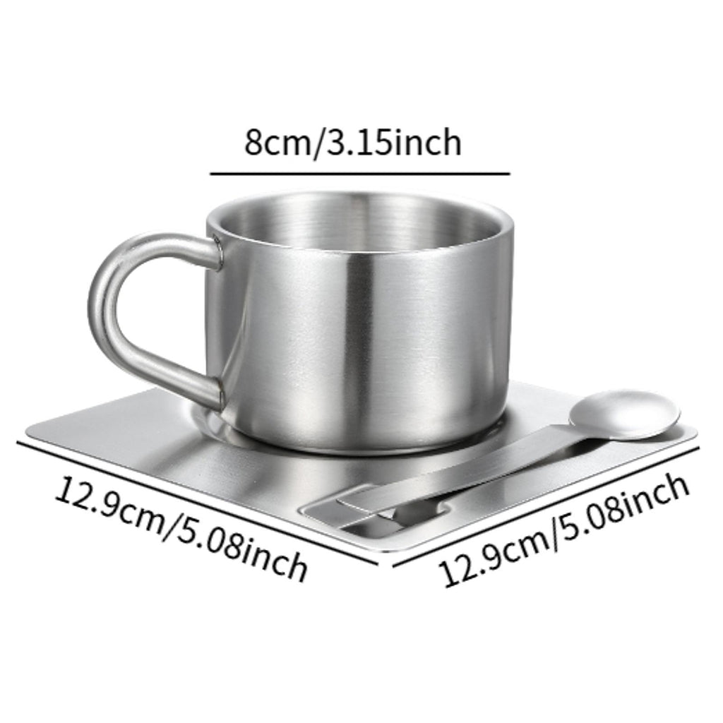 ⚡️Buy Maxbell Stainless Steel Coffee Cup Set Portable Espresso Cup for Home  Camping Office at the best price with offers in India. Maxbell Stainless  Steel Coffee Cup Set Portable Espresso Cup for