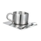 Maxbell Stainless Steel Coffee Cup Set Portable Espresso Cup for Home Camping Office
