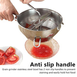 Maxbell Stainless Steel Food Mill Manual Rotary Food Mill for Sauce Baby Food Fruits