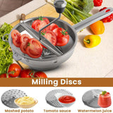 Maxbell Stainless Steel Food Mill Manual Rotary Food Mill for Sauce Baby Food Fruits